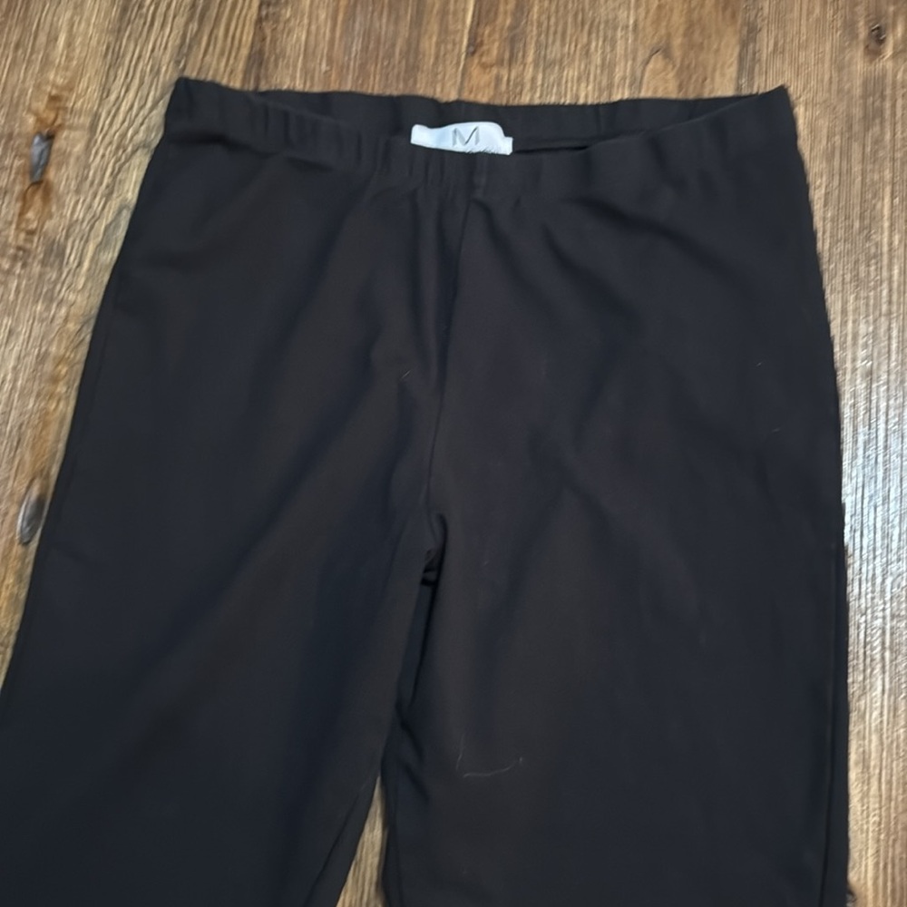 Womens  Black leggings - Picture 3 of 5